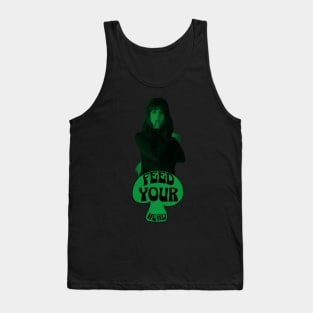 Feed Your Head (In Trippy Black and Green) Tank Top